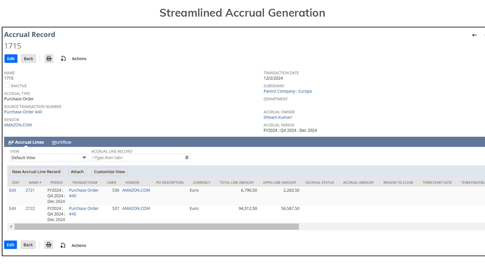 Streamlined Accrual Generation diagram